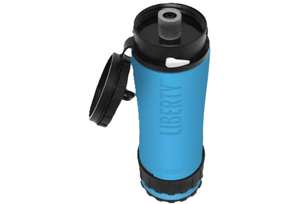 LifeSaver Liberty™ waterfles met filter, blauw