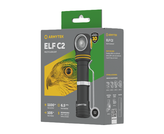 Armytek Elf C2 USB-C Wit - Afbeelding 3