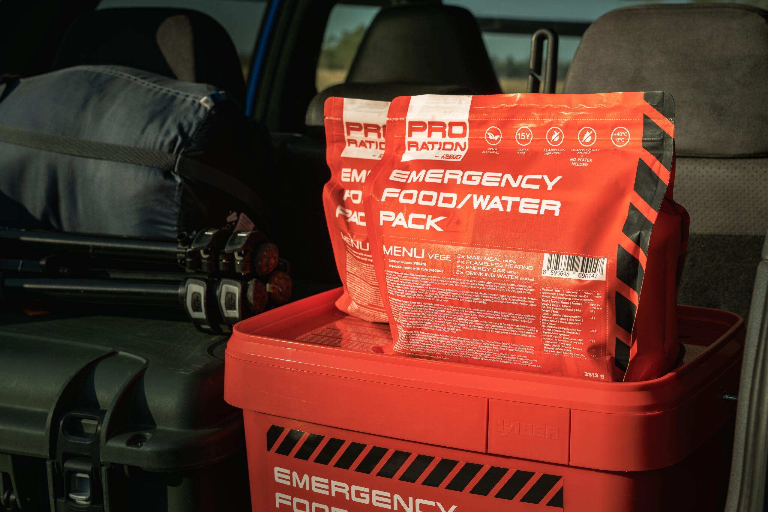 Pro Ration Emergency Food/Water Pack Menu - Vegetarisch - Afbeelding 3