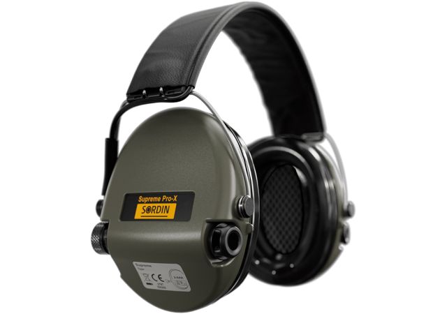 Sordin Supreme Pro X Leather Green Gehoorbeschermer - Afbeelding 3
