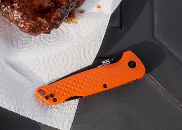 SOG Adventurer LB Orange Zakmes - Afbeelding 6
