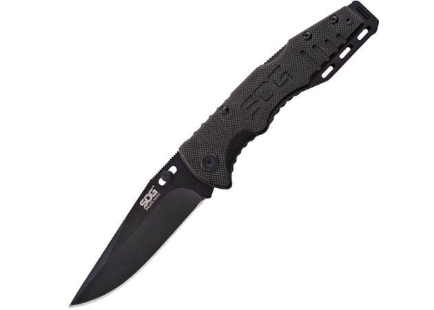 SOG Zakmes Salute Mini Black Oxide - Afbeelding 2