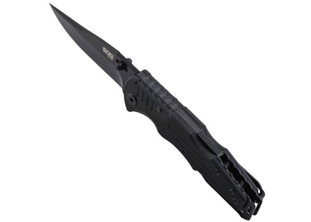 SOG Zakmes Salute Mini Black Oxide - Afbeelding 3