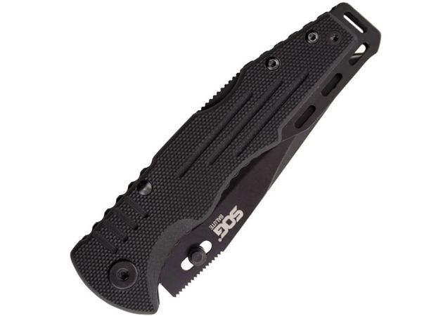SOG Zakmes Salute Mini Black Oxide - Afbeelding 5