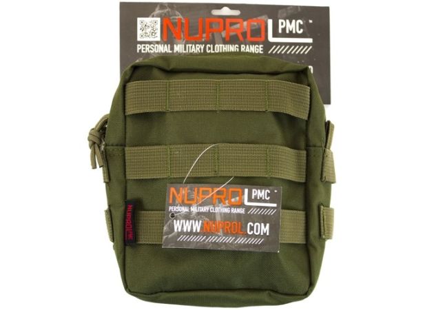 Nuprol Utility Pouch Medium Zipped Green